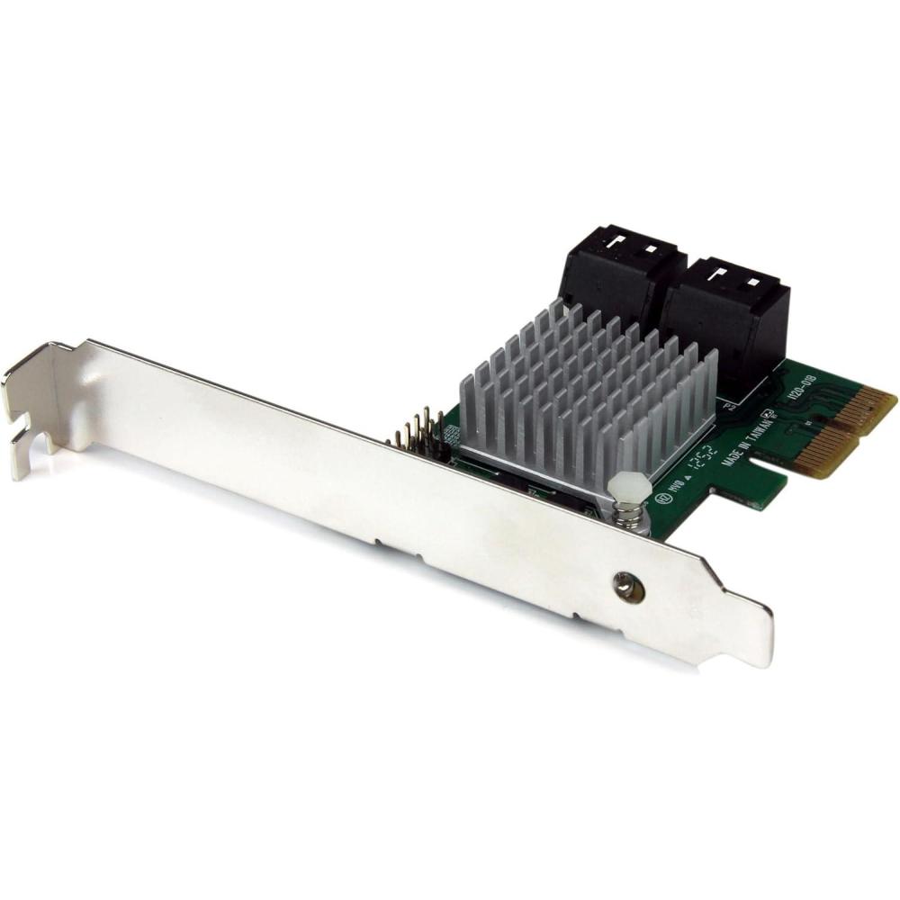 imageStarTechcom 4 Port PCI Express 20 SATA III 6Gbps RAID Controller Card with HyperDuo SSD Tiering  PCIe SATA 3 Controller Adapter  TAA PEXSAT34RH