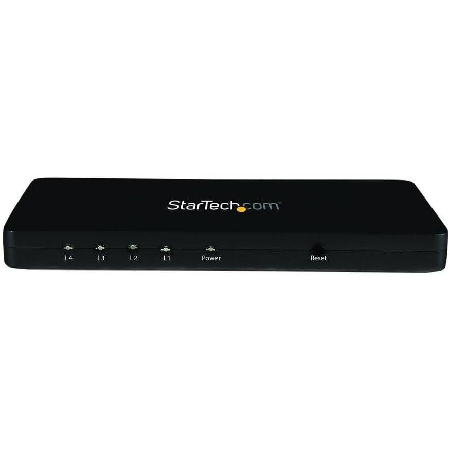 imageStarTechcom 4K HDMI Splitter  4k 30Hz  4 Port  Aluminum  Backward Compatible  HDMI Multi Port  HDMI Hub