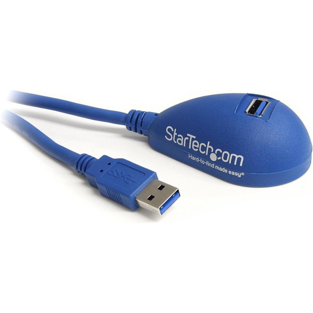 imageStarTechcom 5ft SuperSpeed USB 30 Extension Cable for Desktop  STP  USBA Male to USBA Female Cable for Computer  Black USB3SEXT5DKBBlue