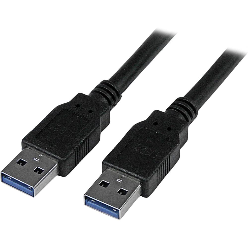 imageStarTechcom 6 ft  2m Black SuperSpeed USB 30 Cable A to A  USB 3 A m to USB 3 A m USB3SAA6BKBlack