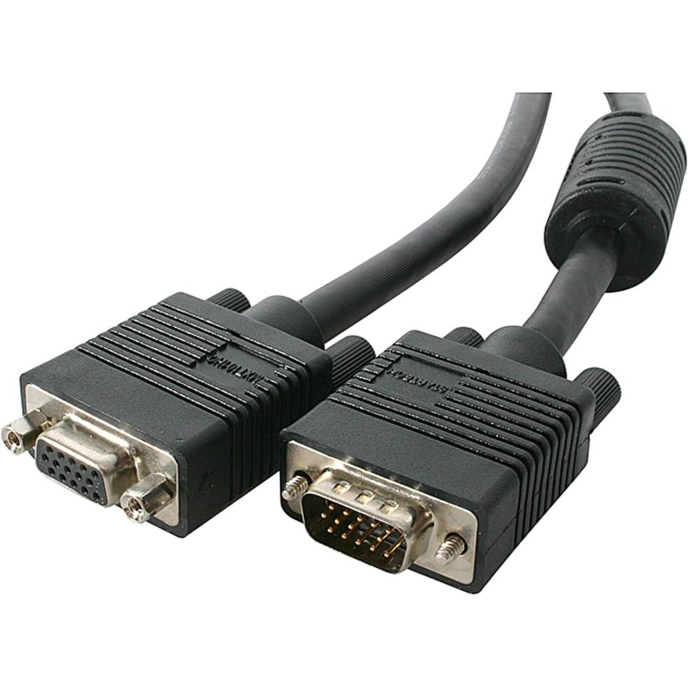 imageStarTechcom 6 ft Coax High Resolution VGA Monitor Extension Cable  HD15 MF  6ft VGA Extension Cable MXT101HQ Black200 ft