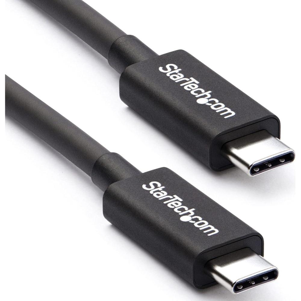 imageStarTechcom 66ft 2m Passive Thunderbolt 3 Cable 20Gbps 100W PD 4K Video Thunderbolt Cable Compatible with USB4DP Alt Mode Thunderbolt 4 USB 32TypeC TBLT3MM2MW15ft