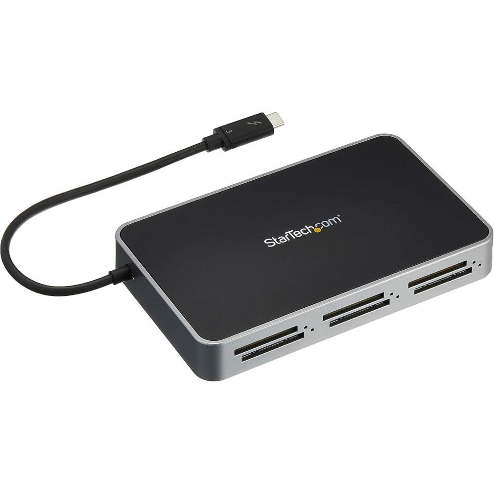 imageStarTechcom 6Slot Thunderbolt 3 SD Card Reader  Portable  SDSDHCSDXC  SD 40 UHSII  TAA Compliant  MultiCard Reader 6SD4FCRTB3C