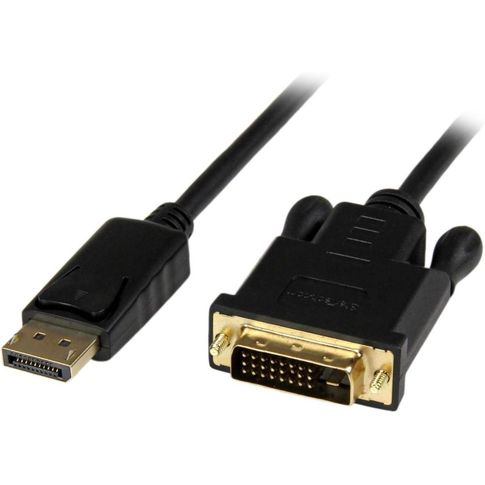 imageStarTechcom 6ft 18m DisplayPort to DVI Cable  1080p Video  Active DisplayPort to DVI Adapter Cable  DisplayPort to DVID Cable Single Link  DP 12 to DVI Monitor Cable Converter DP2DVIMM6BS Black6 ft  2 m