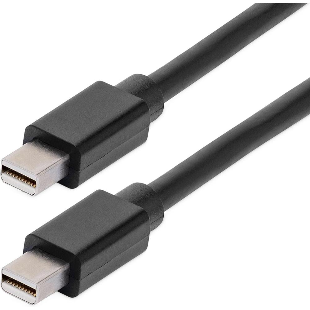 imageStarTechcom 6ft 18m Mini DisplayPort Cable 4K UHD Video mDP 12 Cable MM mDP Cord Mini DisplayPort Not ThunderboltBlack