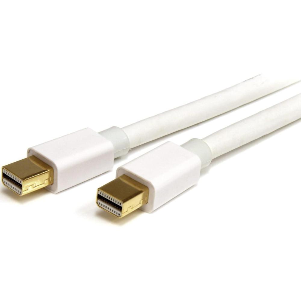 imageStarTechcom 6ft 18m Mini DisplayPort Cable 4K UHD Video mDP 12 Cable MM mDP Cord Mini DisplayPort Not ThunderboltWhite