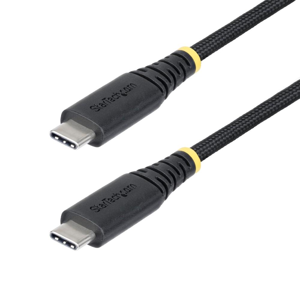 imageStarTechcom 6ft 18m USBC Charging Cable 240W 5A PD EPR DualLayer SiliconeBraided Jacket Laptop Charger Cord USBIF Certified