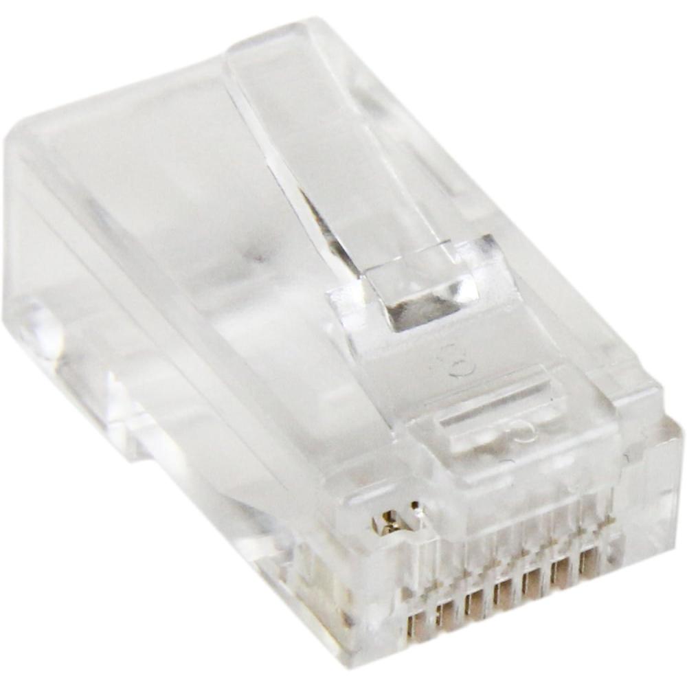 imageStarTechcom Cat 6 RJ45 Stranded Modular Plug Connector  50 Pack CRJ45C6STR50Cat5e  Stranded