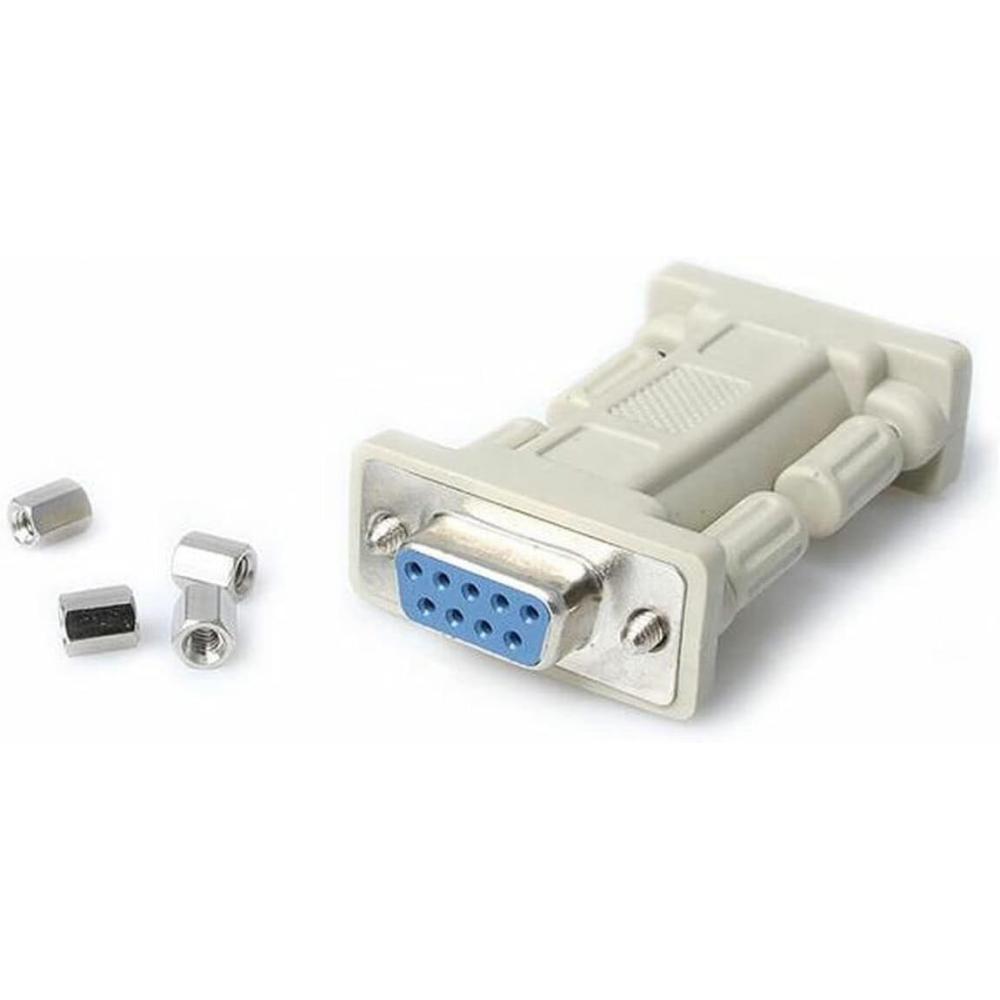imageStarTechcom DB9 RS232 Serial Null Modem Adapter  FF  Null modem adapter  DB9 F to DB9 F  NM9FF1 Count Pack of 1