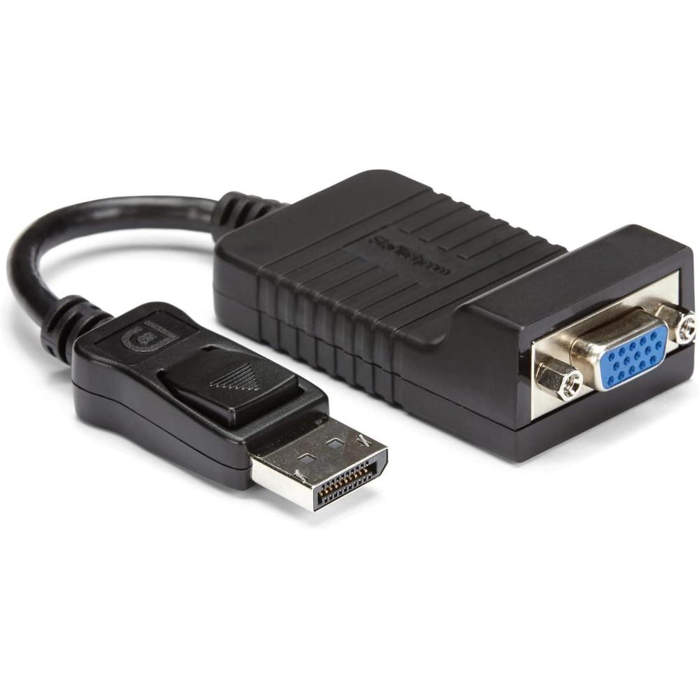 imageStarTechcom DisplayPort to VGA Adapter  1920x1200  Active DP to VGA Video Converter  Plug and Play DP to VGA Connector DP2VGA3 inches