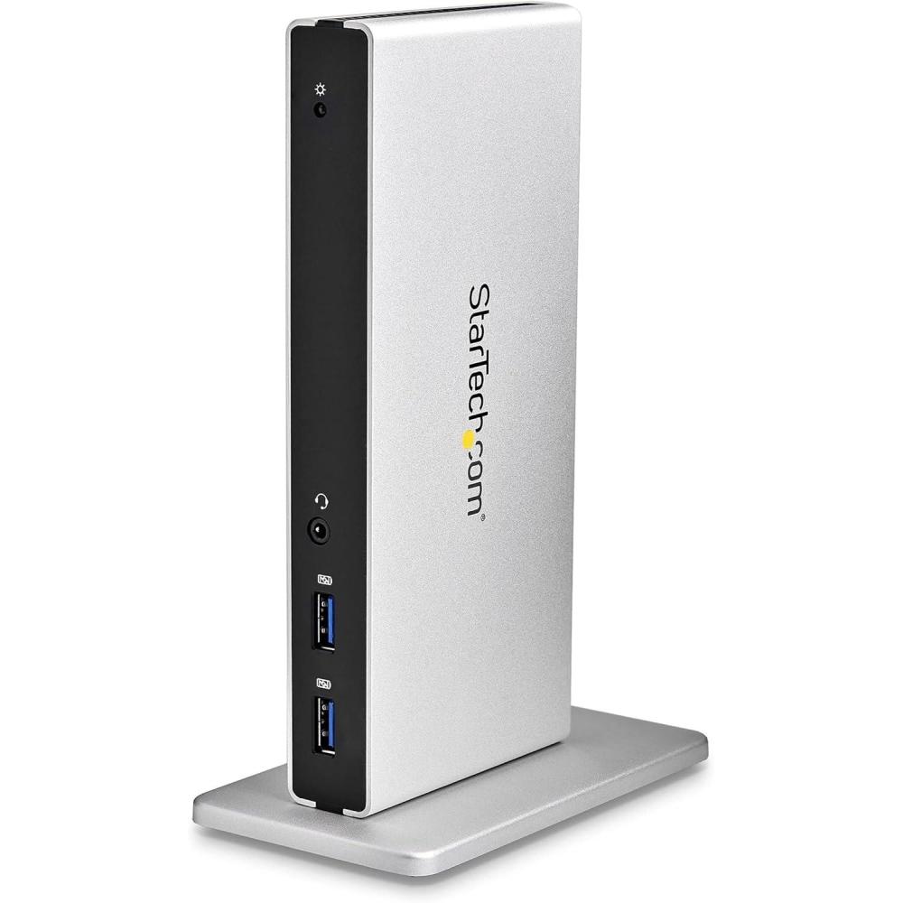 imageStarTechcom Dual Monitor USB 30 Docking Station w DVI to VGA ampamp HDMI Adapters 5x USB 30 ampamp Audio  Vertical DVI Dock for Mac ampamp Windows USB3SDOCKDD