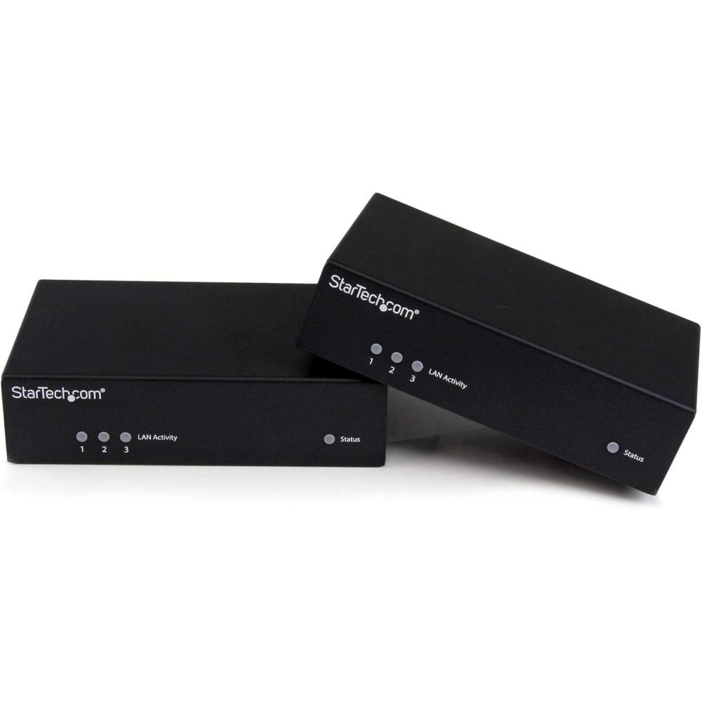 imageStarTechcom HDMI over CAT5e  CAT6 Ethernet Extender w HDBaseT 4K115ft 1080p230ft HDMI Video TransmitterReceiver Kit TAA330 ft HDMI Extender with IR  Serial  and Ethernet