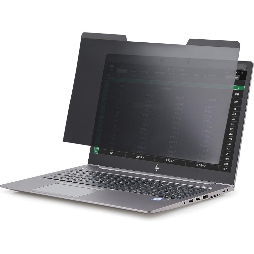 imageStarTechcom Laptop Privacy Screen for 156quot Notebook  Magnetic Removable Laptop Display Security Filter  Blue Light Reducing Screen Protector  169  MatteGlossy  30 Degree TAA15