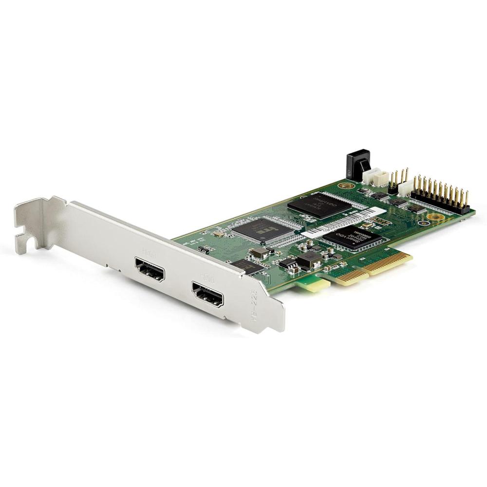 imageStarTechcom PCIe HDMI Capture Card  4K 60Hz PCI Express HDMI 20 Capture Card wHDR10  PCIe x4 Video Capture Device for Desktop  Video RecorderAdapterLive Streaming  Supports H264 TAA