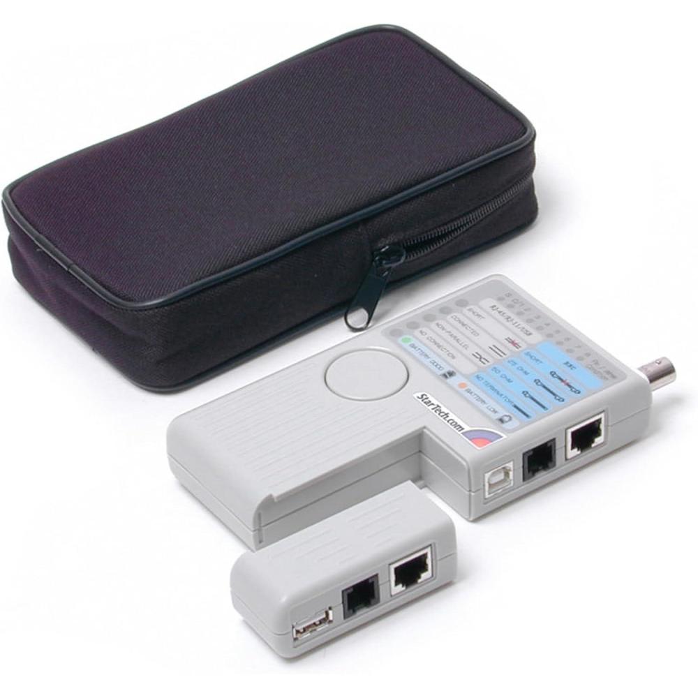 imageStarTechcom Professional Multi Function RJ45 RJ11 USB and BNC Cable Tester  Remote Cable Tester  Network Testing Device TAA REMOTETEST