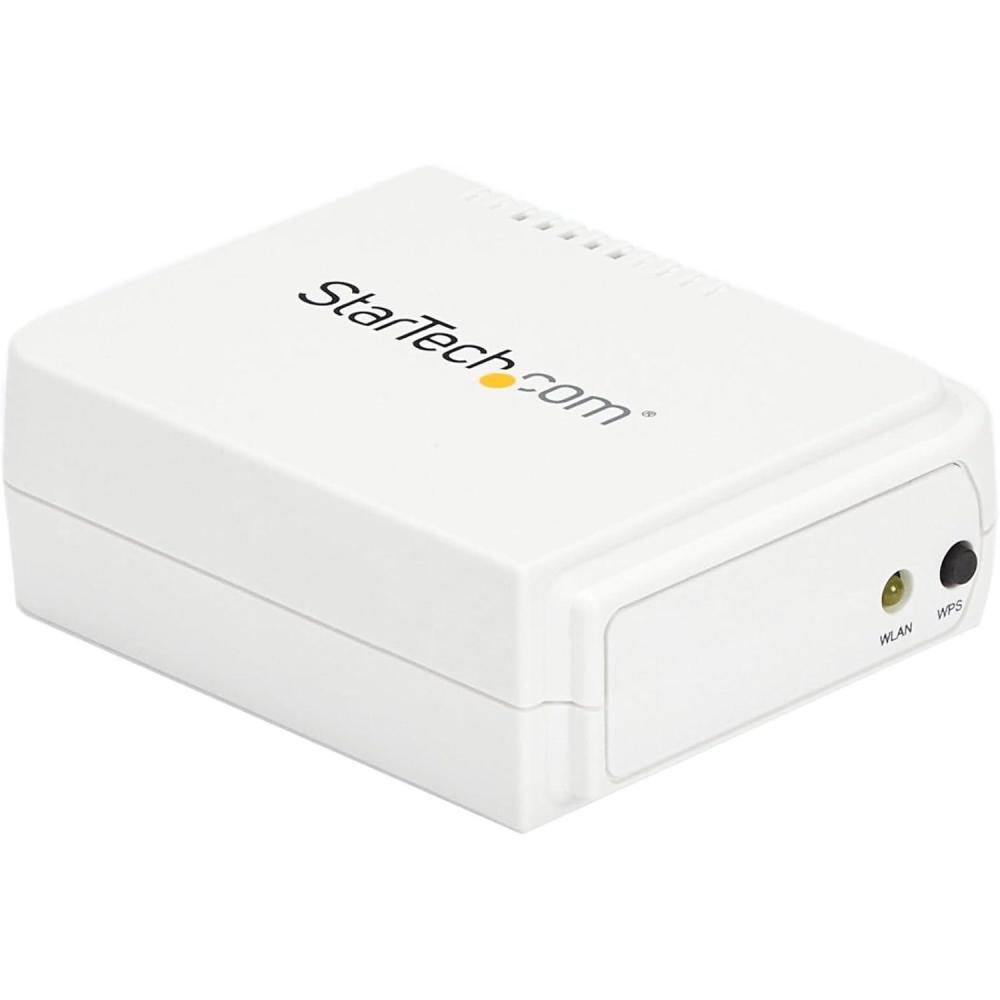imageStarTechcom StarTechcom 1Port Wireless N USB 20 Network Print Server  10100 Mbps Ethernet USB Printer Server Adapter  Windows 10  80211 bgn  TAA PM1115UWWireless USB Print Server