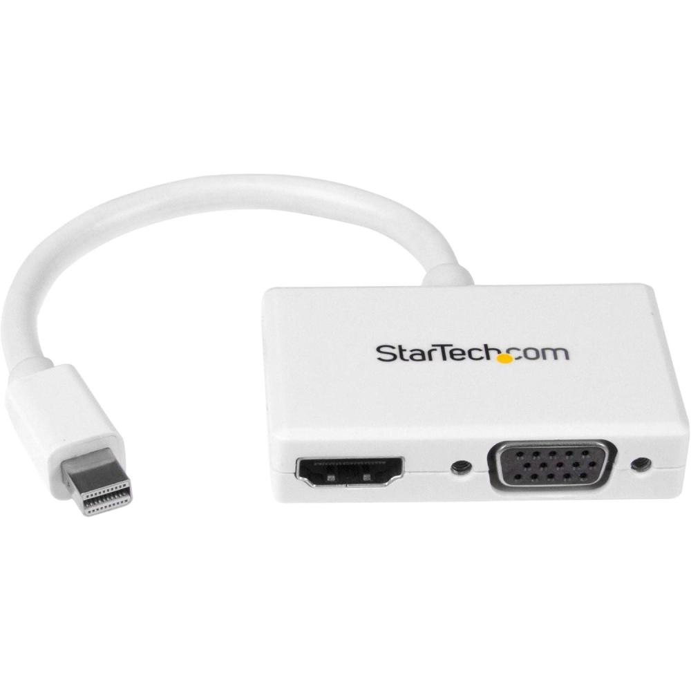 imageStarTechcom Travel AV adapter 2in1 Mini DisplayPort to HDMI or VGA converterWhite