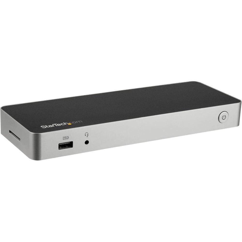 imageStarTechcom USB C Dock  Dual Monitor HDMI ampamp DisplayPort 4K 30Hz  USB TypeC Laptop Docking Station 60W Power Delivery SD 4Port USBA 30 Hub GbE Audio  Thunderbolt 3 Compatible DK30CHDDPPD