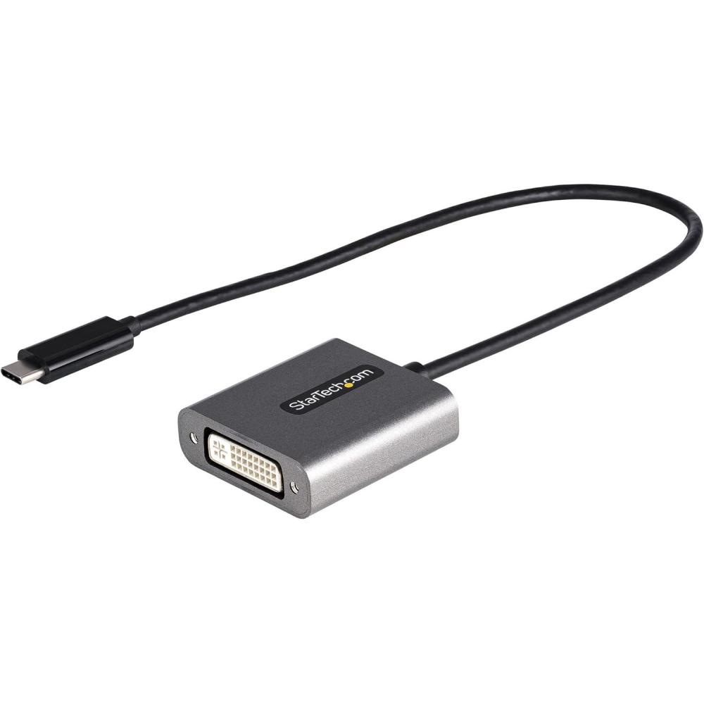 imageStarTechcom USB C to DVI Adapter  1920x1200 USB Type C to DVID DisplayMonitor Video Converter USBC Dongle Thunderbolt 3 Compatible 12quot Attached Cable  Upgraded Version of CDP2DVI CDP2DVIEC