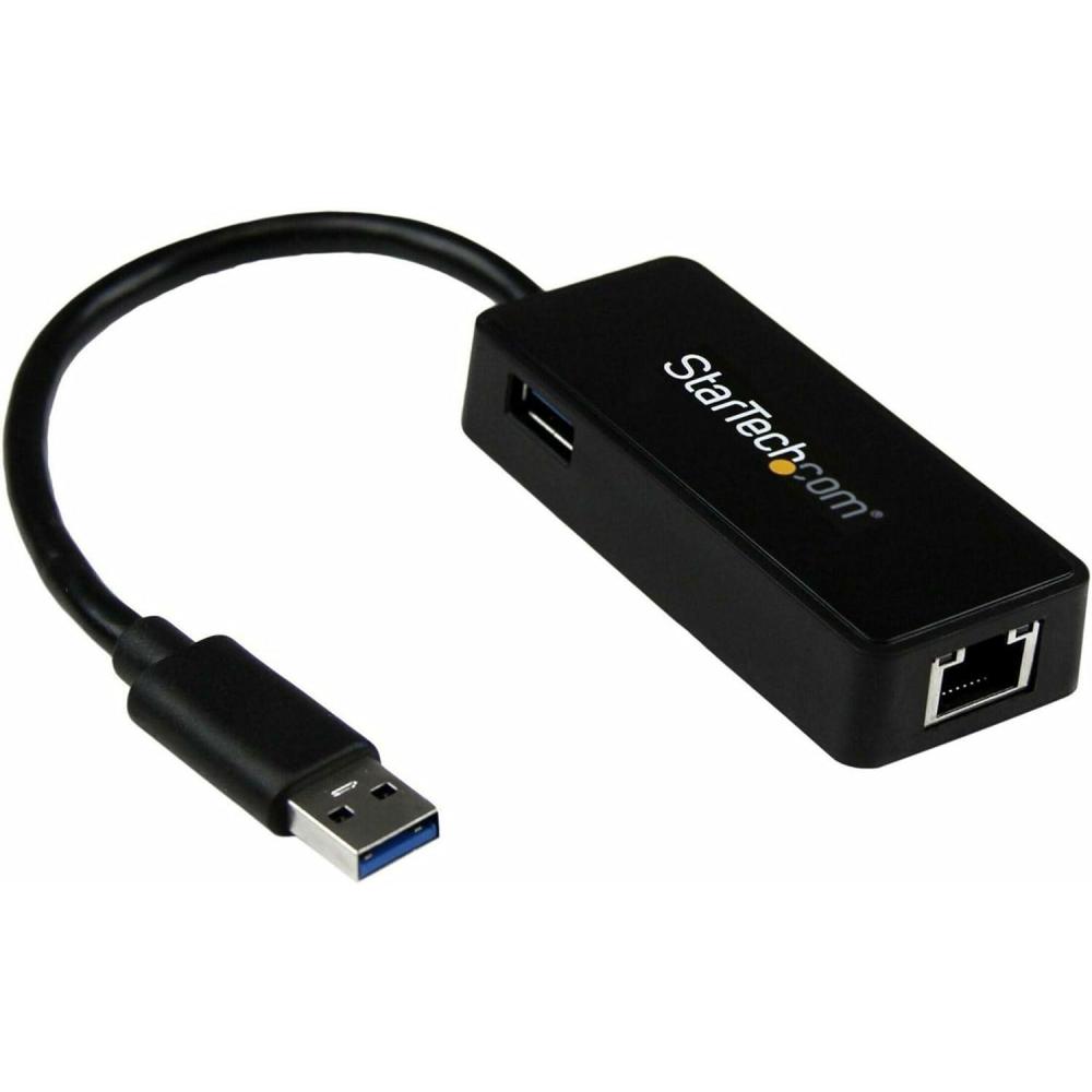 imageStarTechcom USB C to Gigabit Ethernet Adapter wUSB A Port  White 1Gbps NIC USB 30USB 31 Type C Network Adapter  1GbE USBC RJ45LAN TB3 Compatible Windows MacBook Pro Chromebook US1GC301AUWBlack