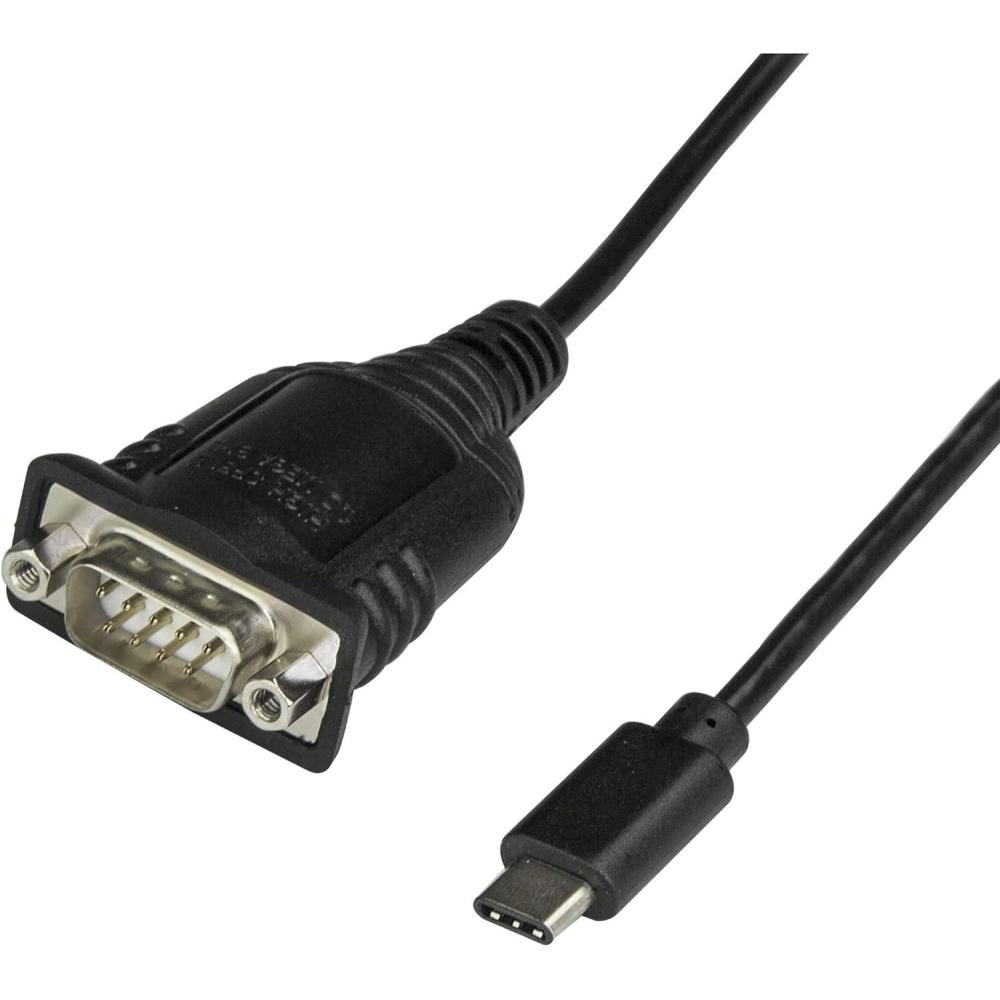 imageStarTechcom USB C to Serial Adapter Cable 16quot 40cm  USB Type C to RS232 DB9 Converter Cable  USBC Serial Cable for PLCs Scanners Printers  MaleMale  WindowsMacLinux ICUSB232C
