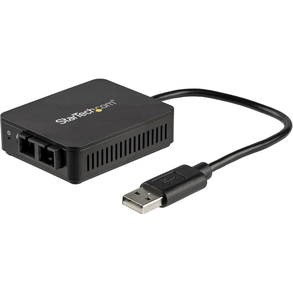 imageStarTechcom USB to Fiber Optic Converter  1000BaseSX SC  MM  WindowsMacLinux  USB 30 Ethernet Adapter  Network Adapter US1GA30SXSCSC 100BaseFX  USB A