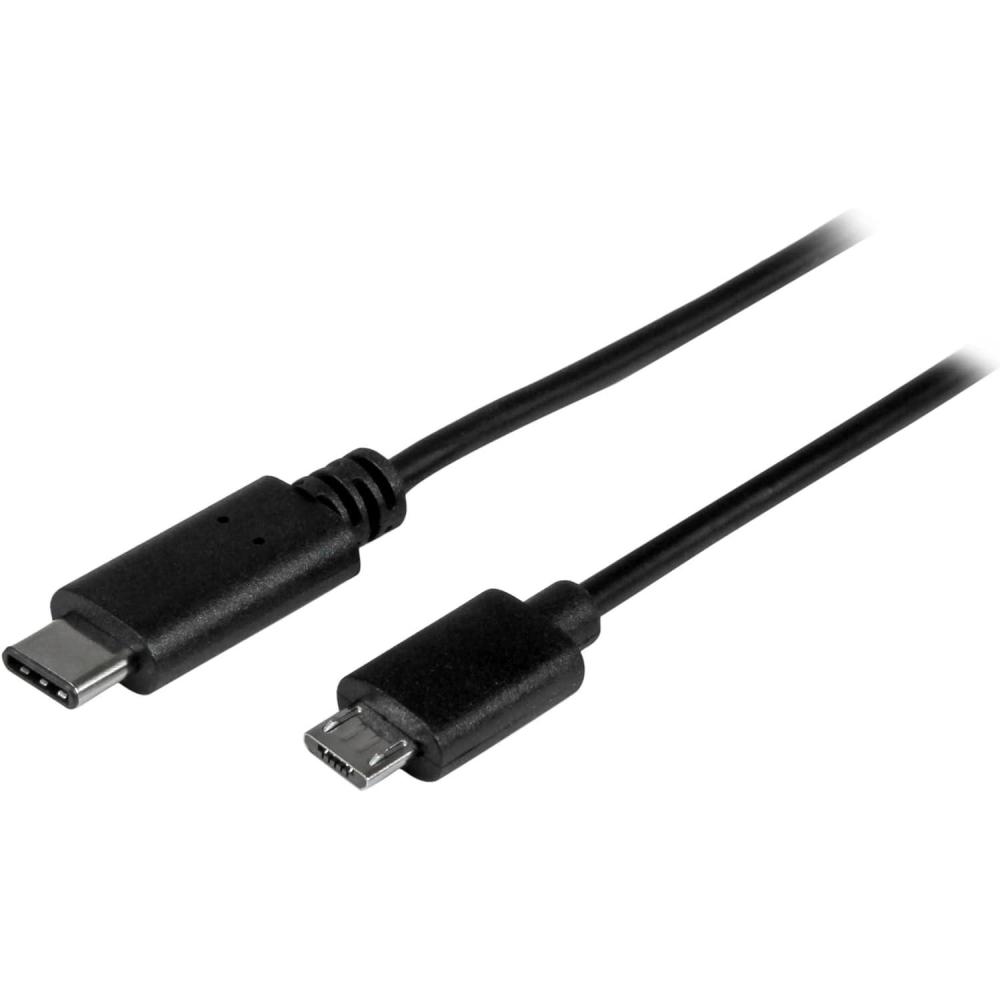 imageStarTechcom USB2CUB50CM USB C to Micro USB 05m  MM  Thunderbolt 3 Compatible Cable15 ft 05 m