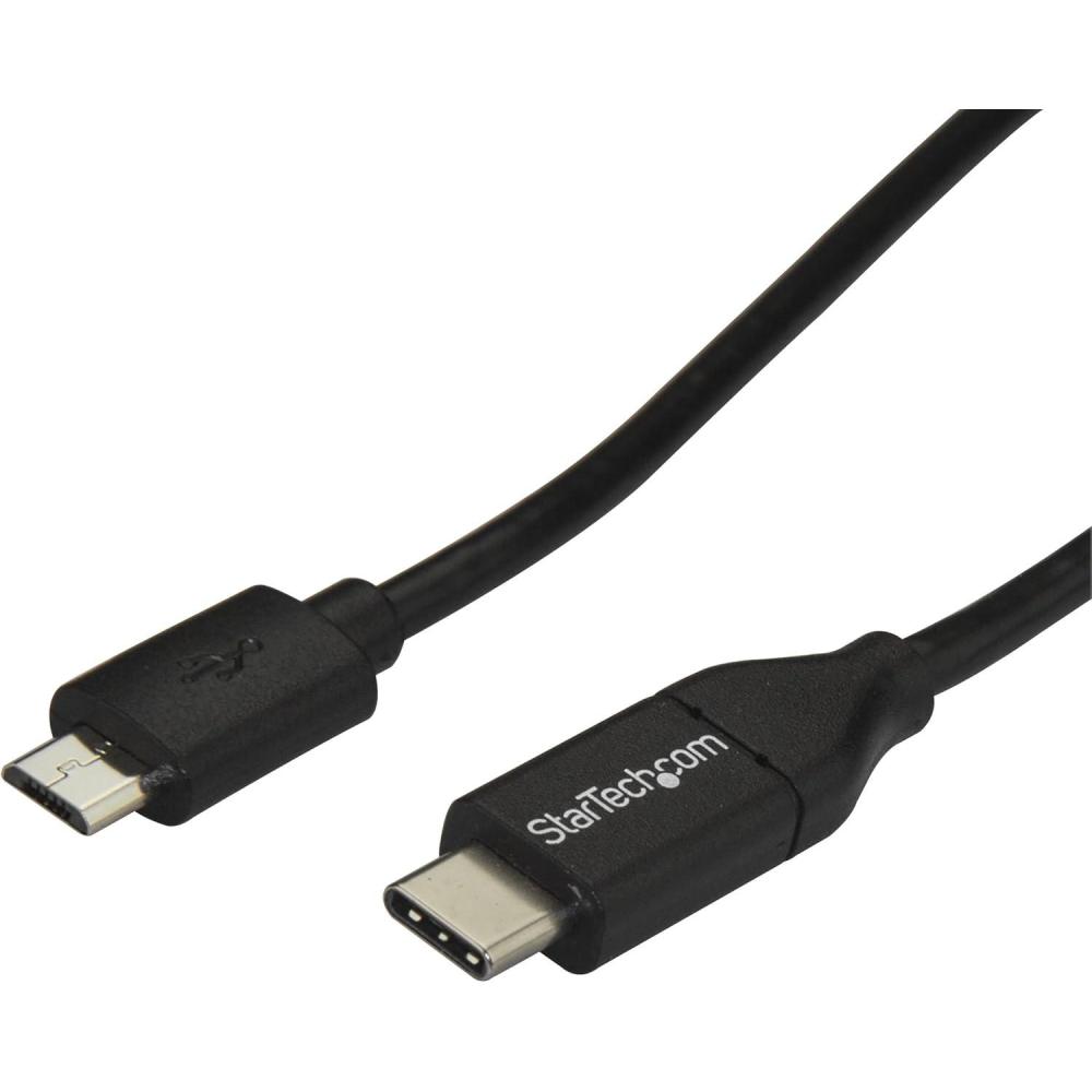 imageStarTechcom USB2CUB50CM USB C to Micro USB 05m  MM  Thunderbolt 3 Compatible Cable6 ft 2 m