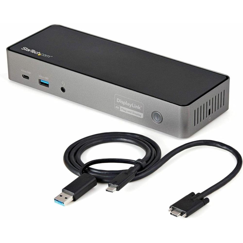 imageStarTechcom USBC  USBA Hybrid Docking Station for MacBook Pro  Air M1 M2 M3 M4 ampamp Windows Universal Triple 4K 60Hz HDMI DP Dock Thunderbolt Compatible 85W Laptop Charging  TAA3 x DP  HDMI85W PD