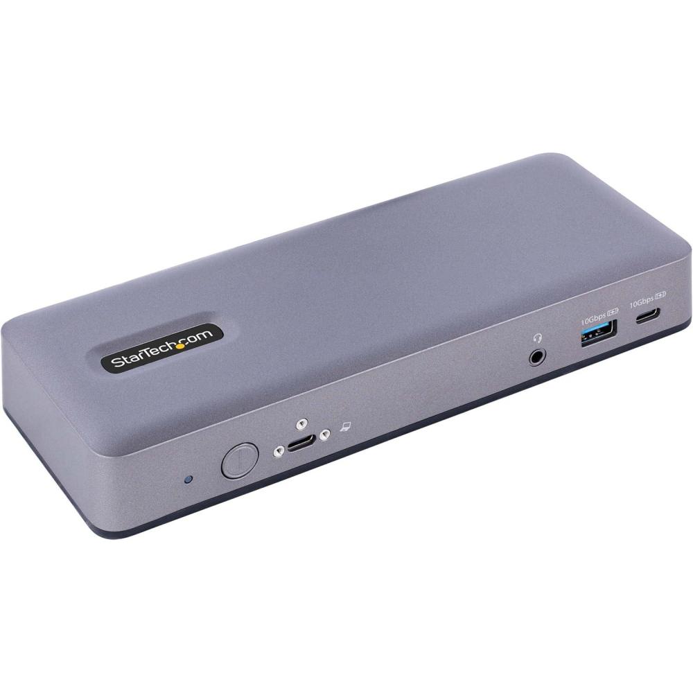 imageStarTechcom USBC Docking Station Multi Monitor HDMIDPUSBC Video Output Triple Monitor 4K30Dual 4K60 7Port USB Hub 60W Power Delivery GbE 35mm Audio Works with Chromebook TAA
