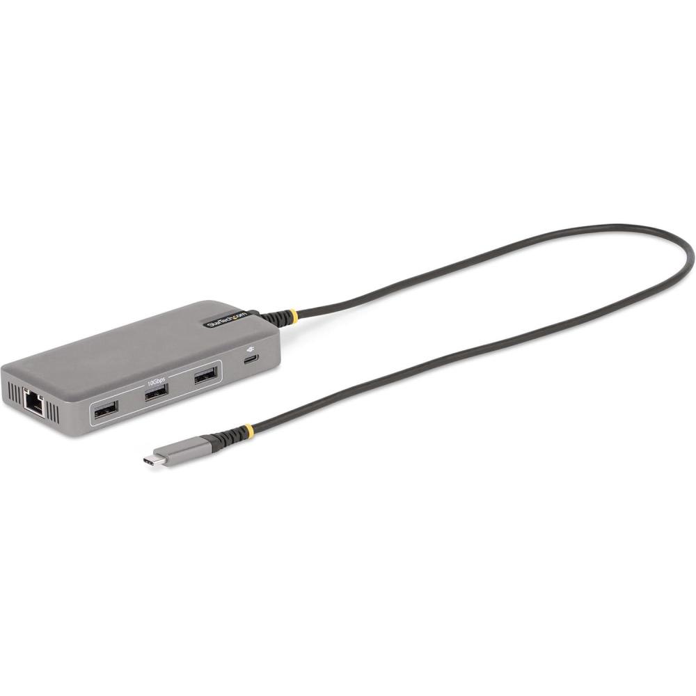 imageStarTechcom USBC Docking Station for Windows ChromeOS and Ubuntu Dual 4K 60Hz HDMI Video HDR10 USB 5Gbps Hub 100W Laptop Charging GbE SD MicroSDTriple monitor