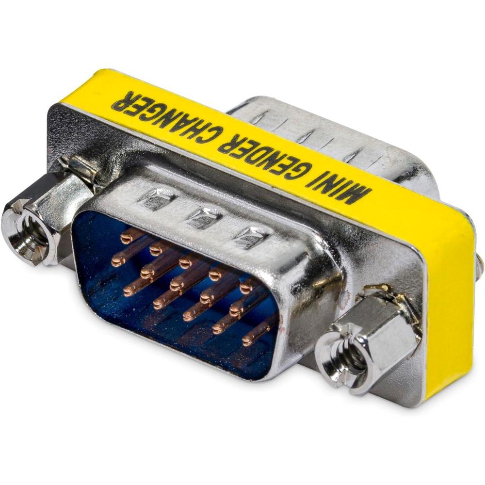 imageStarTechcom VGA Gender Changer  HD15 Female to HD15 Male   MaleMale  Monitor Adapter GC15HSMsilber
