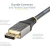 StarTech DP14VMM2M 6.56-ft Display Port Cable, Gray/Black(5 m / 16.4 ft)