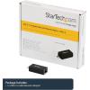 StarTech USB 3.0 to Gigabit Ethernet NIC 10/100/1000 Mbps Network Adapter, Black (USB31000NDS)(Compact (Black))
