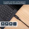 StarTech USB 3.0 to Gigabit Ethernet NIC 10/100/1000 Mbps Network Adapter, Black (USB31000NDS)(Compact (Black))