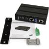 StarTech.com 1 Port Gigabit Midspan – PoE+ Injector – 802.3at and 802.3af – Wall-Mountable Power over Ethernet Injector Adapter , TAA (POEINJ1G)(Industrial Design)