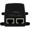 StarTech.com 1 Port Gigabit Midspan – PoE+ Injector – 802.3at and 802.3af – Wall-Mountable Power over Ethernet Injector Adapter , TAA (POEINJ1G)(Standard)