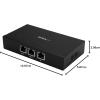 StarTech.com 1 Port Gigabit PoE+ Extender 802.3at & 802.3af – 100m (330ft) – Power over Ethernet Extender – PoE Repeater Network Extender , TAA (POEEXT1GAT)(2 Port)