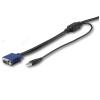 StarTech.com 10 ft. (3 m) USB KVM Cable for StarTech.com Rackmount Consoles – VGA and USB KVM Console Cable (RKCONSUV10)(10ft)