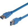 StarTech.com 10 ft Black SuperSpeed USB 3.0 Cable A to B – M/M- for P/N: PCIUSB3S4 – PEXUSB3S23 – PEXUSB3S24 – PEXUSB3S25 – PEXUSB3S44V – PEXUSB3S4V (USB3SAB10BK)(Blue)