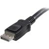 StarTech.com 10 ft DisplayPort 1.2 Cable with Latches – 4K x 2K (4096 x 2160) @ 60Hz – DPCP & HDCP – Male to Male DP Video Monitor Cable (DISPLPORT10L),Black