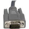 StarTech.com 10 ft Ultra-Thin USB VGA 2-in-1 KVM Cable (SVUSBVGA10)(1 Count (Pack of 1))