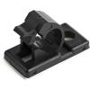 StarTech.com 100 Adhesive Cable Management Clips Black – Network/Ethernet/Office Desk/Computer Cord Organizer – Sticky Cable/Wire Holders – Nylon Self Adhesive Clamp UL/94V-2 Fire Rated, TAA(Small | 0.21 in. (5.5 mm) max. diameter)
