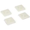 StarTech.com 100 Pack Cable Tie Mounts with Adhesive Tape for 0.13 in. (3.2 mm) Wide Ties – Nylon/Plastic Zip Tie Mounts – Electrical/Network Cable Wrap Mounts / 94V-2 Fire & UL Rated TAA (CBMCTM1)(Small | 0.13 in. (3.2 mm) max. diameter)