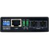 StarTech.com 10/100 Mbps Multi Mode Fiber Media Converter SC – Up to 1.2 miles/2km, TAA (ET90110SC2)(No Chassis Mount | PoE)