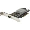 StarTech.com 10G Network Card – 1x 10G Open SFP+ Multimode LC Fiber Connector – Intel 82599 Chip – Gigabit Ethernet Card (PEX10000SRI), Black(10G Card with Installed Multimode SFP+ Transceiver)