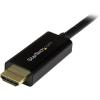 StarTech.com 10ft (3m) DisplayPort to HDMI Cable – 4K 30Hz – DisplayPort to HDMI Adapter Cable – DP 1.2 to HDMI Monitor Cable Converter – Latching DP Connector – Passive DP to HDMI Cord (DP2HDMM3MB)