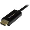 StarTech.com 10ft (3m) DisplayPort to HDMI Cable – 4K 30Hz – DisplayPort to HDMI Adapter Cable – DP 1.2 to HDMI Monitor Cable Converter – Latching DP Connector – Passive DP to HDMI Cord (DP2HDMM3MB)