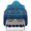 StarTech.com 17in (43cm) 1-Port USB to Serial Adapter Cable, USB-A to DB9 RS232 Adapter, Prolific Chipset – M/M