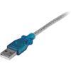 StarTech.com 17in (43cm) 1-Port USB to Serial Adapter Cable, USB-A to DB9 RS232 Adapter, Prolific Chipset – M/M